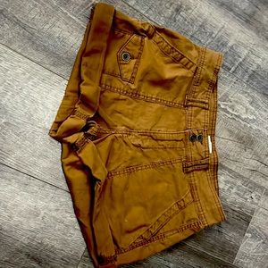 Brown cargo shorts